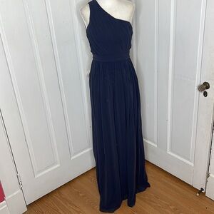 Minuet•Navy Blue•One Shoulder•Dress